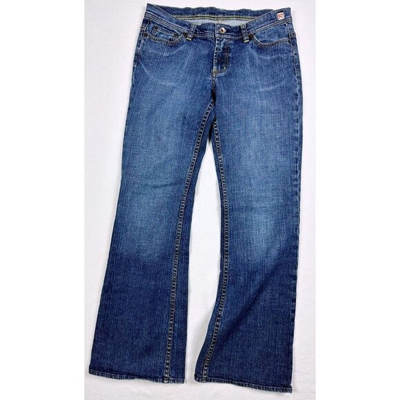 X2 Denim Laboratory W10 Flare Leg Jean Blue Womens Size‎ 6 Regular - Picture 1 of 9